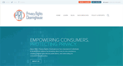 Desktop Screenshot of privacyrights.org