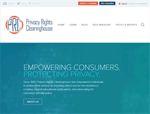 Tablet Screenshot of privacyrights.org